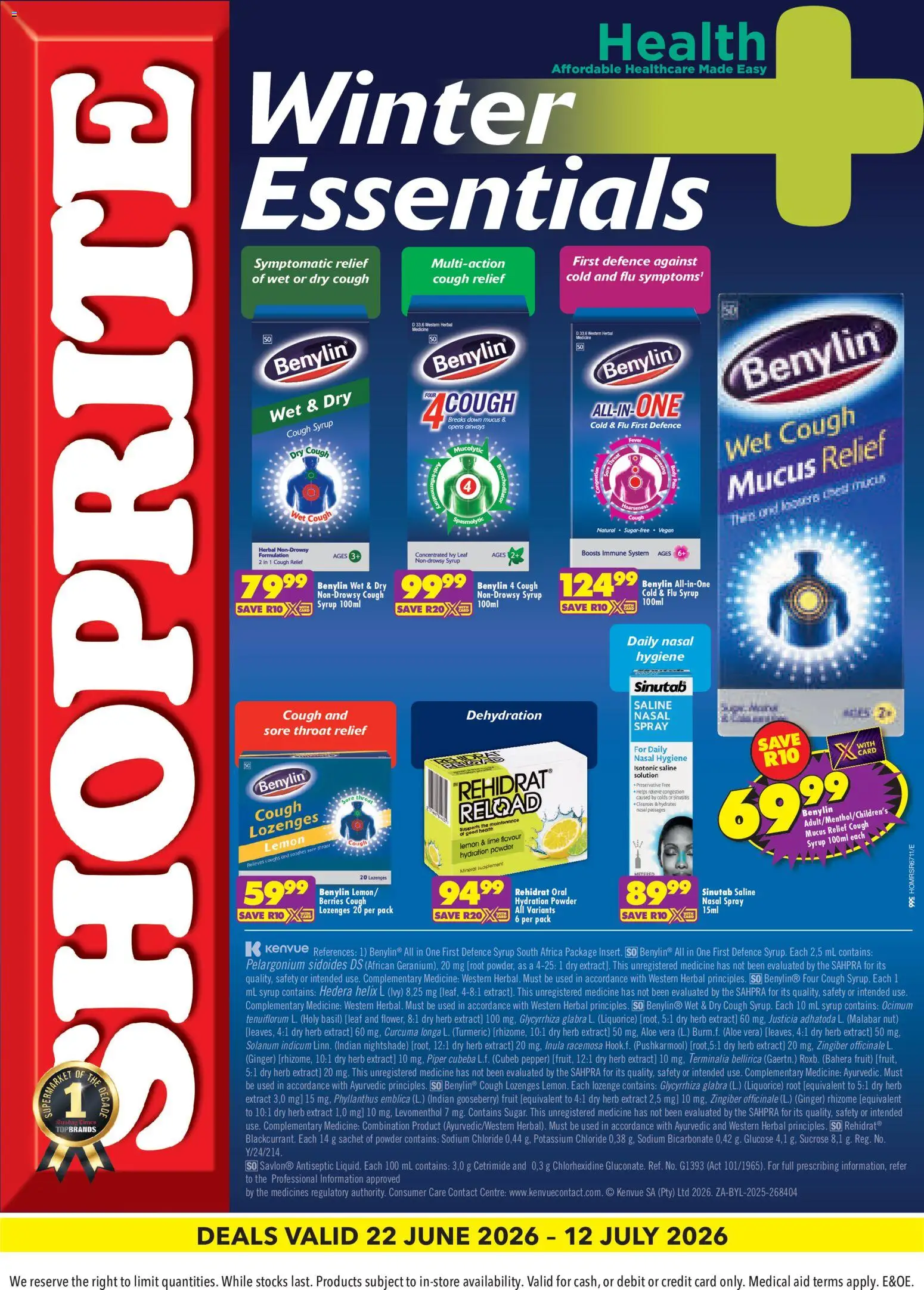 Preview of Shoprite flyer valid from 22/06/2026