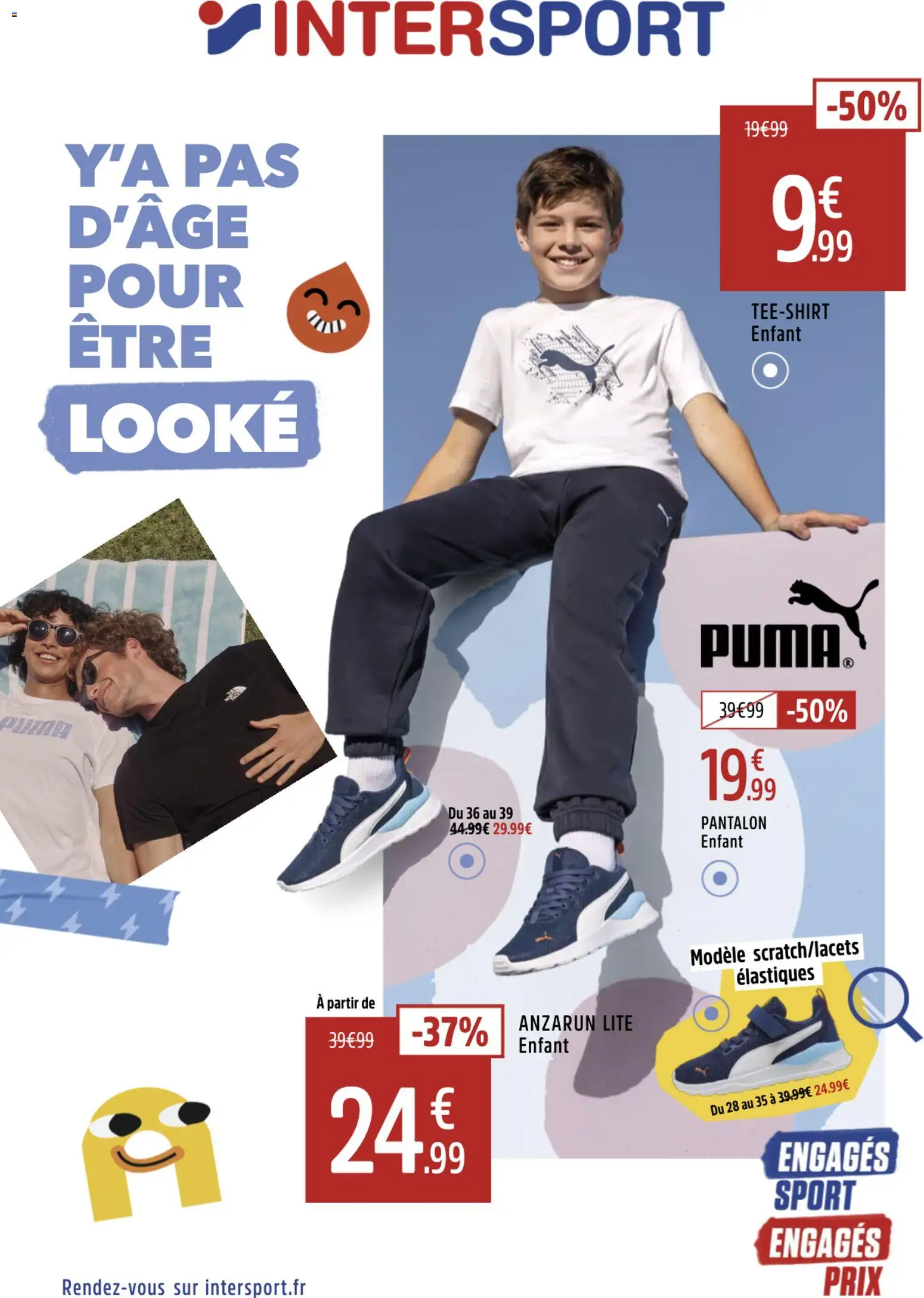 Prévisualisation de Intersport catalogue du magasin Intersport formulaire valide 14/04/2026 - Pantalon, Élastiques
