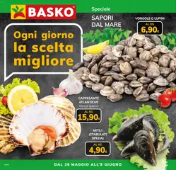 Anteprima dell'opuscolo Basko volantino Sapori del mare dal negozio Basko valido da 26/05/2026