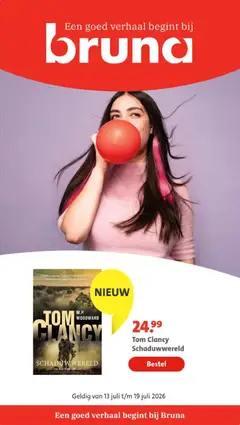 Voorbeeld van Bruna folder van winkel Bruna geldig vanaf 13-07-2026