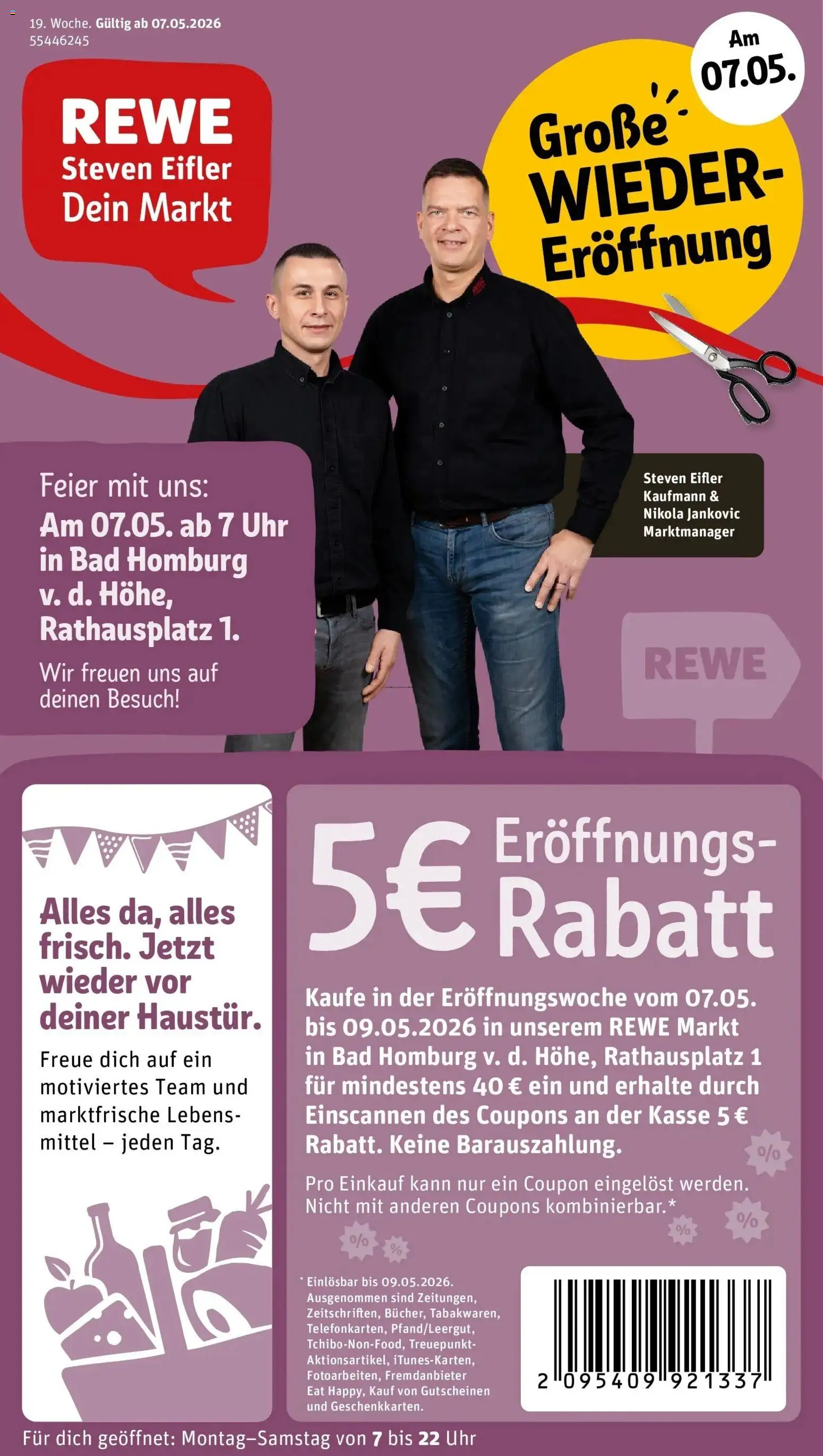 Vorschau von dem Prospekt des Geschäftes Rewe, gültig ab dem 04.05.2026