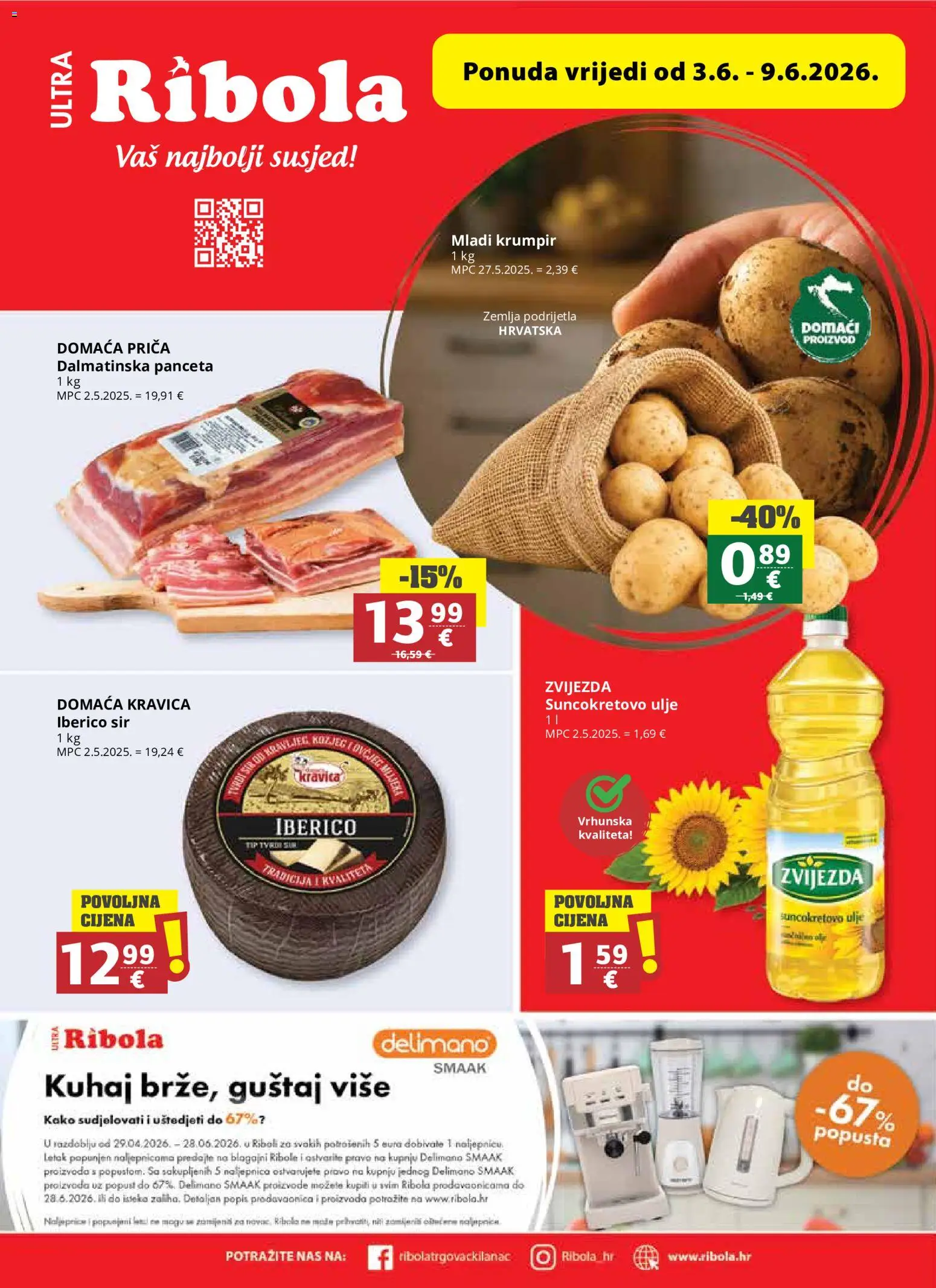 Pregled letka Ribola Katalog trgovine Ribola vrijedi od 03.06.2026