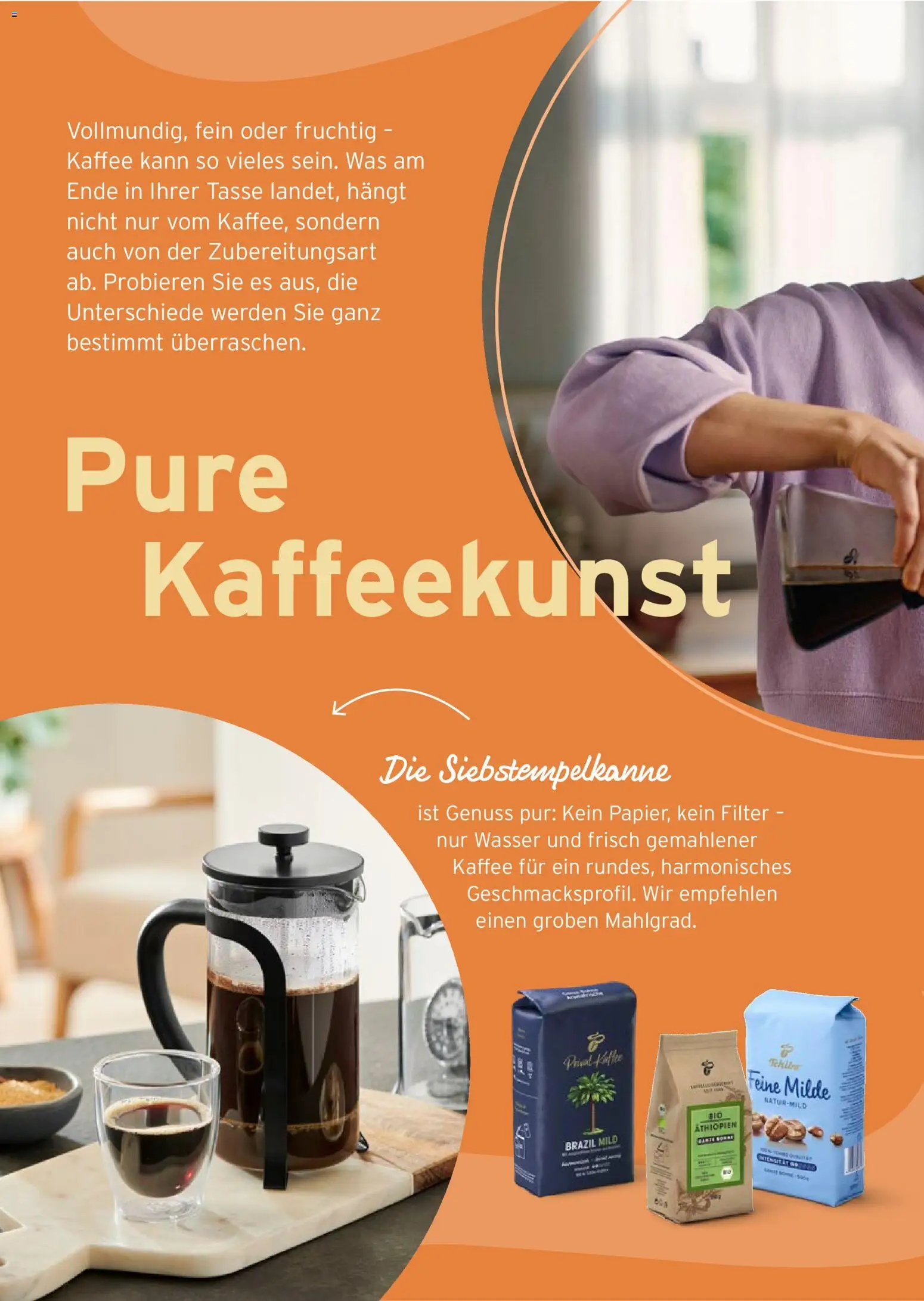 Vorschau von dem Prospekt des Geschäftes Tchibo, gültig ab dem 09.09.2026 - Kaffee, Wasser, Gemahlener Kaffee