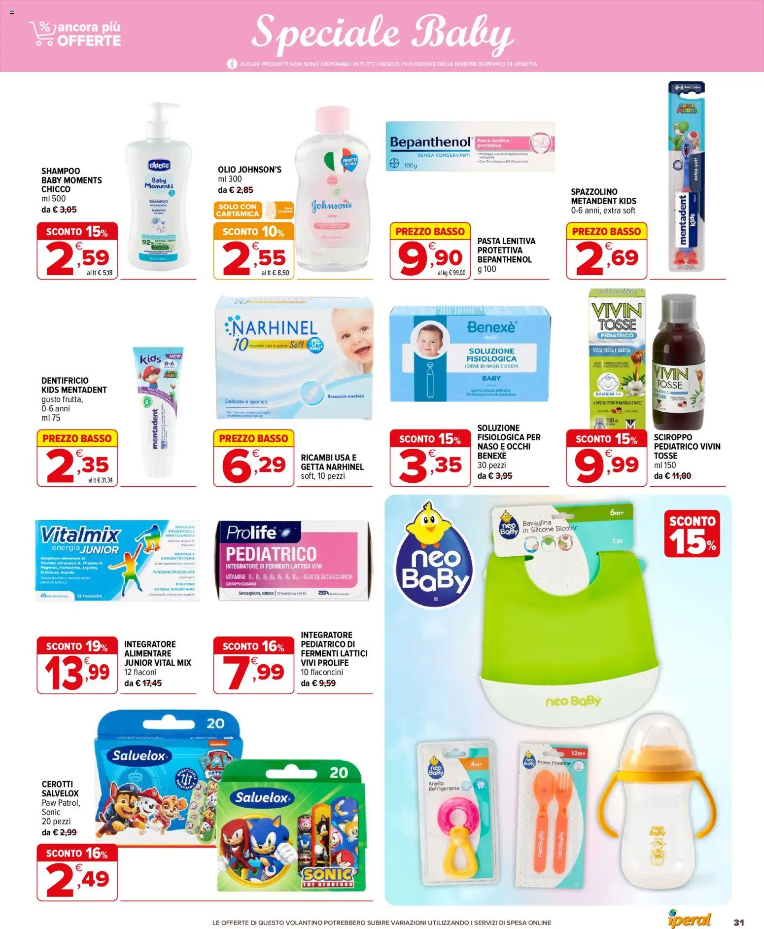 Anteprima dell'opuscolo Iperal volantino Ancora Più Offerte dal negozio Iperal valido da 28/10/2026 - Pasta, The, Miele, Olio, Dentifricio, Silicone, Sciroppo, Paté