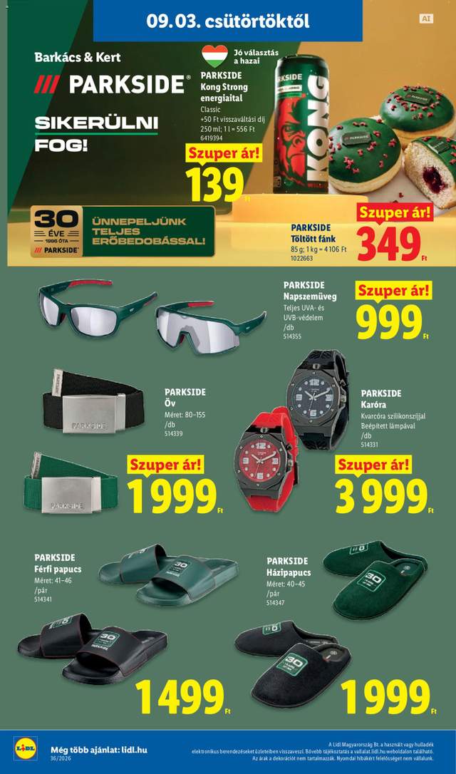 Új Lidl akciós újság 09.03.