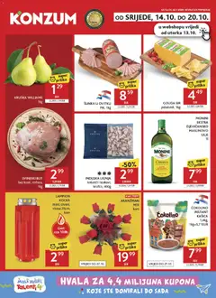 Konzum HR - Konzum HR akciós újság megtekintése, amely érvényes 2026.10.14.-től