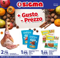 Anteprima dell'opuscolo SIGMA volantino Toscana dal negozio SIGMA valido da 22/10/2026