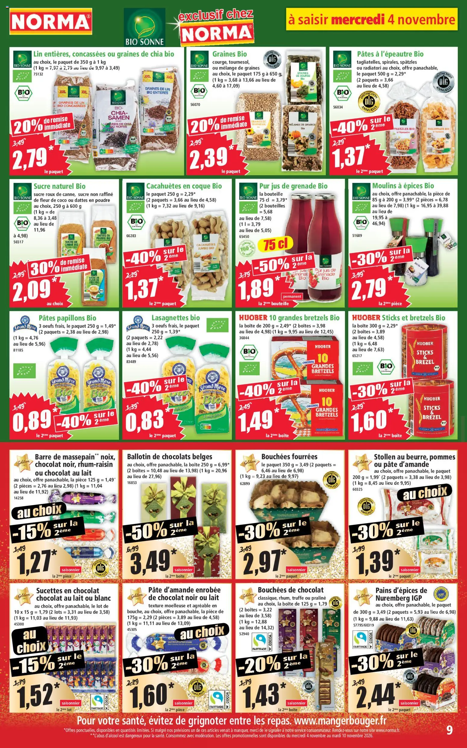 Prévisualisation de Norma catalogue du magasin Norma formulaire valide 04/11/2026