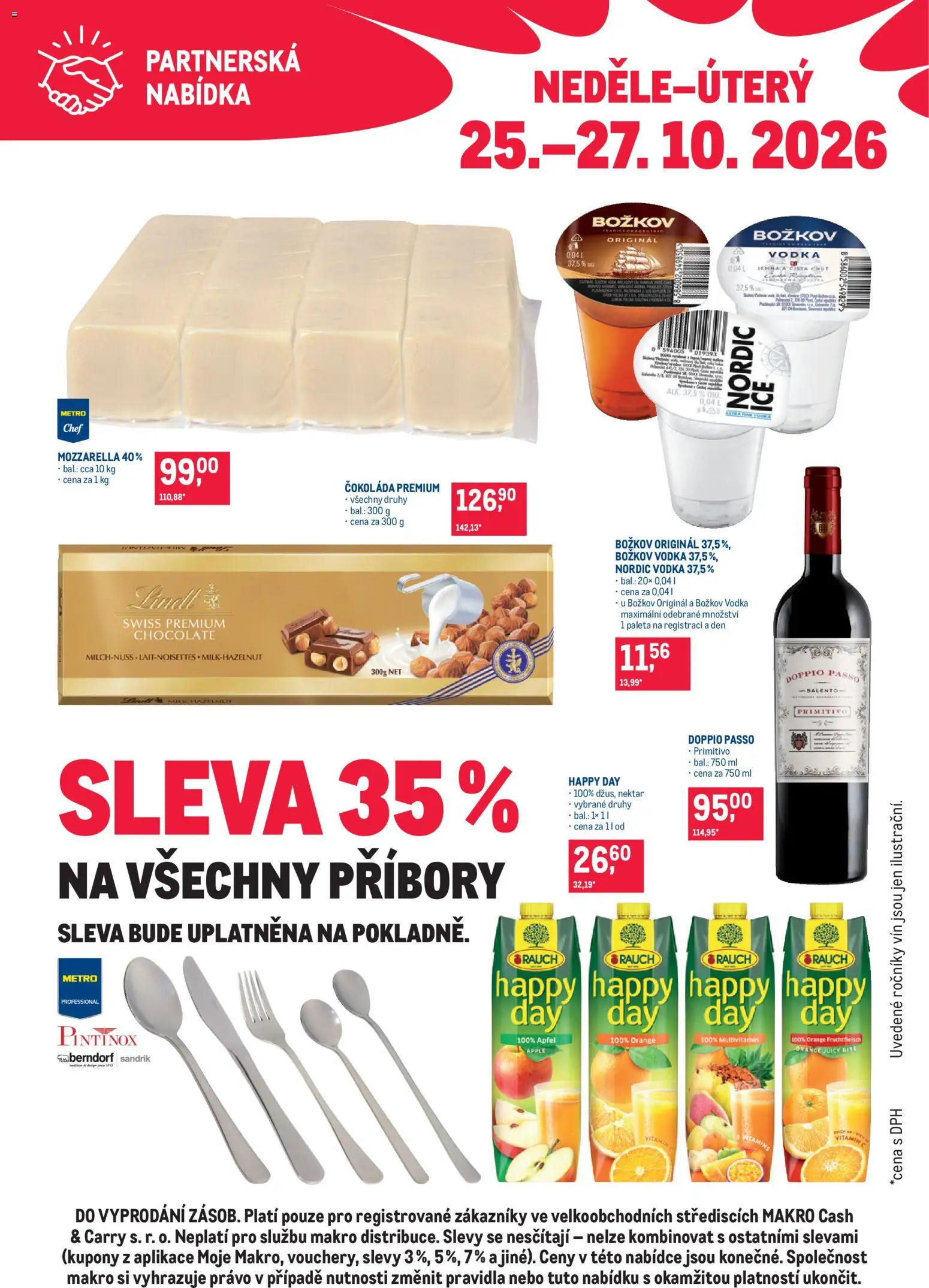 Náhled nabídky: Makro Makro leták - Partnerská nabídka platný od 27.09.2026 - Braník, Božkov, Energy drink, Energetický nápoj, Eidam, Uzená krkovice, Božkov originál, Krkovice bez kosti