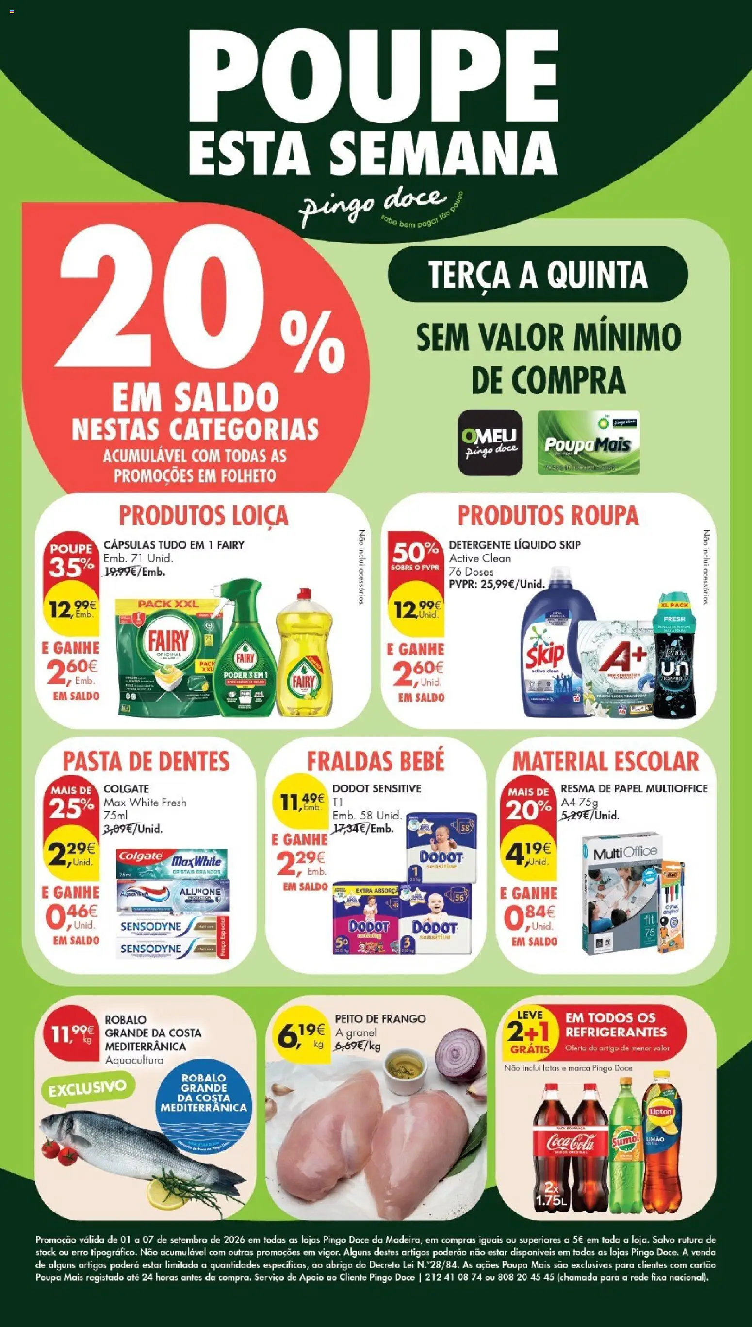 Pré-visualização do folheto da loja Pingo Doce válida a partir de 01/09/2026