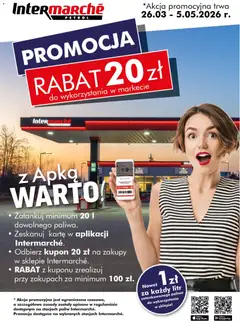 Pogląd gazetki "Intermarche konkurs - Z apką warto tankować na stacjach paliw" ze sklepu Intermarche ważnej od 26.03.2026