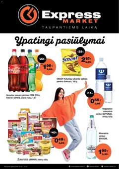 Express market parduotuvės leidinio Express market leidinys galiojančio nuo 2026.10.04 peržiūra