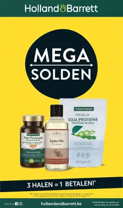 Voorbeeld van Holland & Barrett Folder / Publicité van winkel Holland & Barrett geldig vanaf 26/06/2026