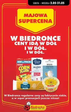 Pogląd gazetki "Biedronka gazetka - Majowa supercena" ze sklepu Biedronka ważnej od 02.05.2026