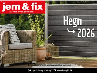 Eksempel på tilbudsavis Jem & fix - Hegnskatalog fra butik Jem & fix gyldig fra 21/05/2026