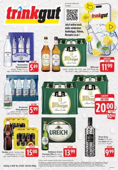 Vorschau von dem Prospekt des Geschäftes Trinkgut, gültig ab dem 27.04.2026