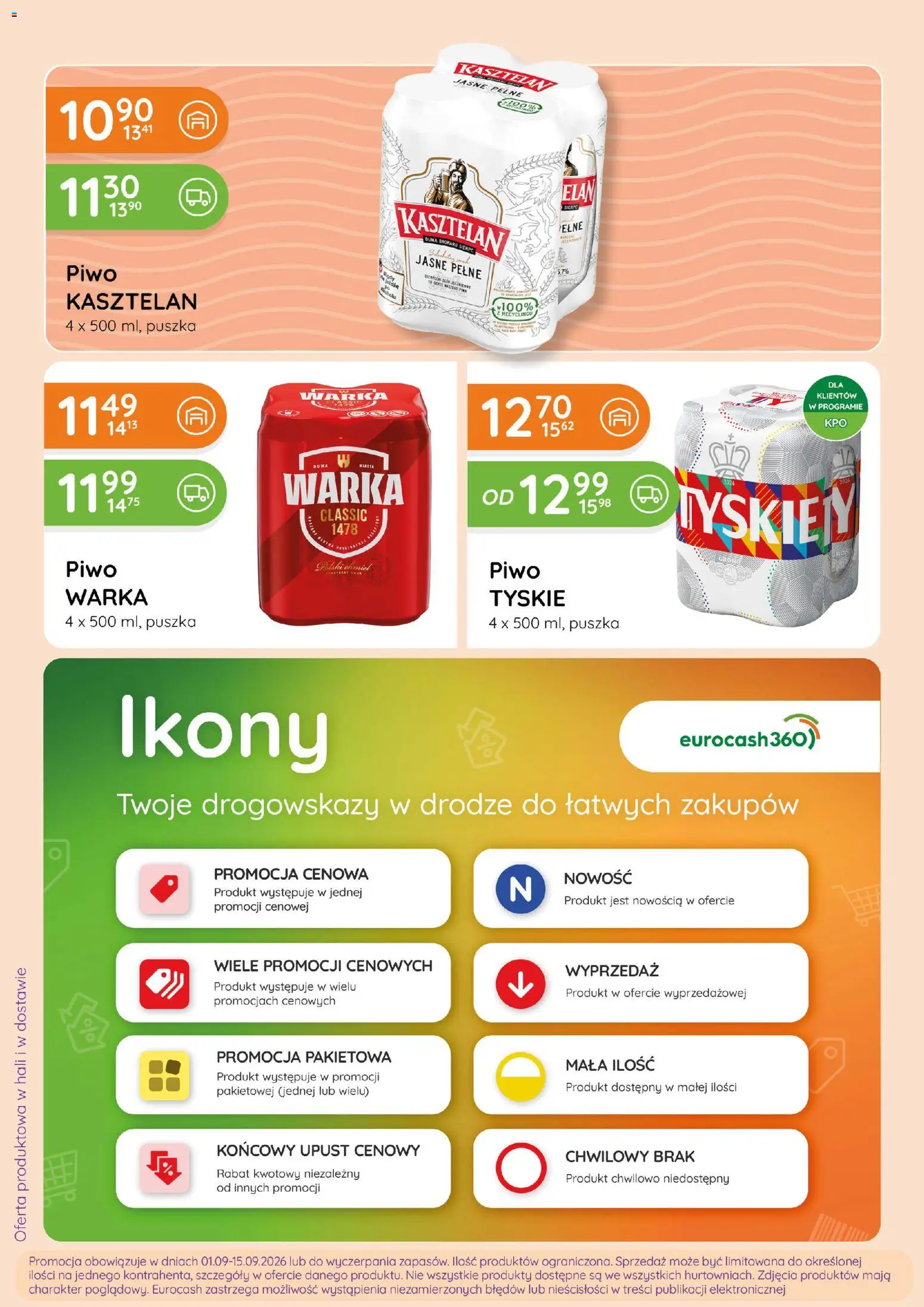 Pogląd gazetki "Eurocash gazetka - Ofensywa Alkoholowa" ze sklepu Eurocash ważnej od 16.09.2026