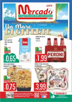 Anteprima dell'opuscolo SISA volantino Mercadò City dal negozio SISA valido da 09/07/2026