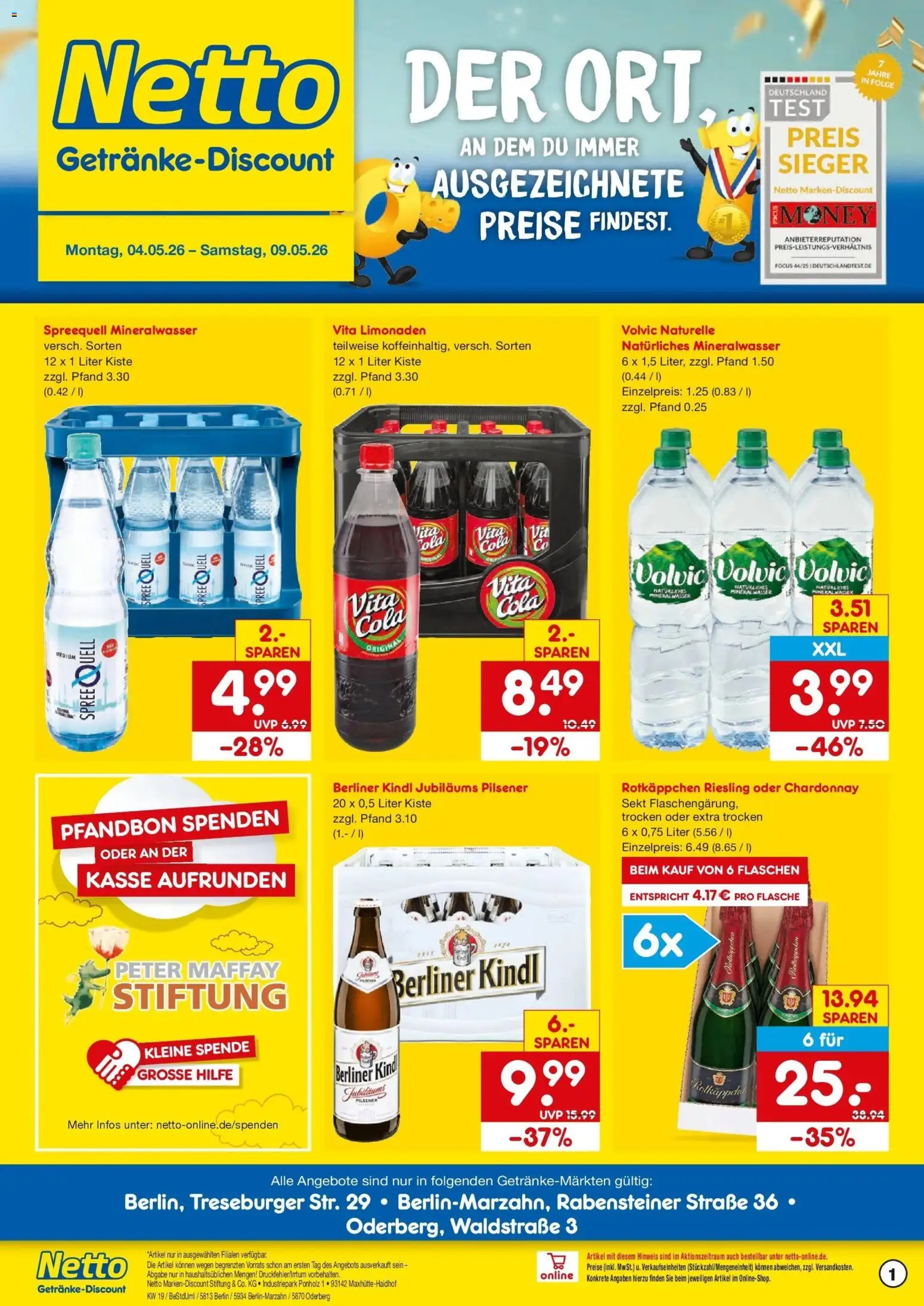 Vorschau von dem Prospekt des Geschäftes Netto Marken-Discount, gültig ab dem 04.05.2026