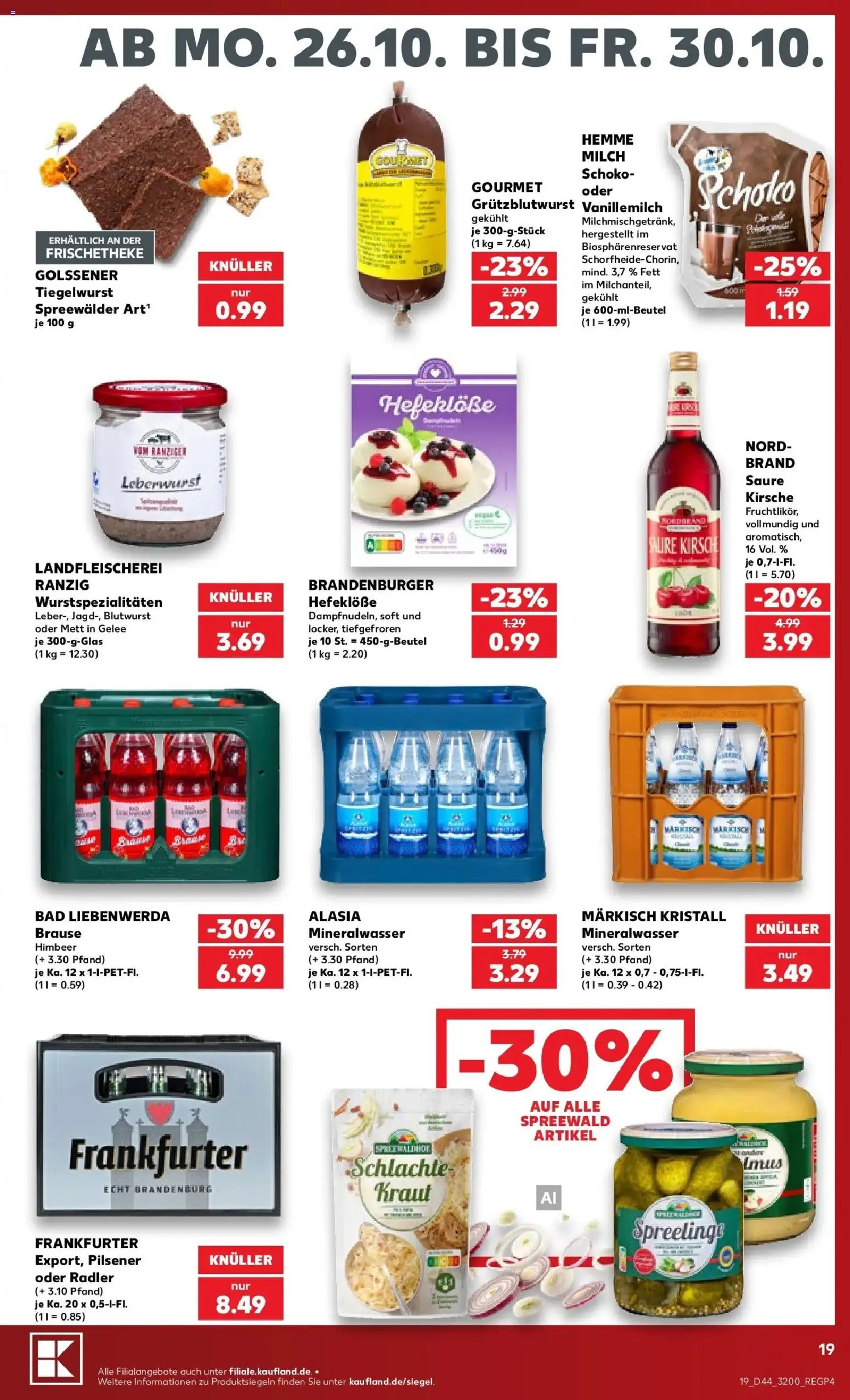 Vorschau von dem Prospekt des Geschäftes Kaufland, gültig ab dem 26.10.2026