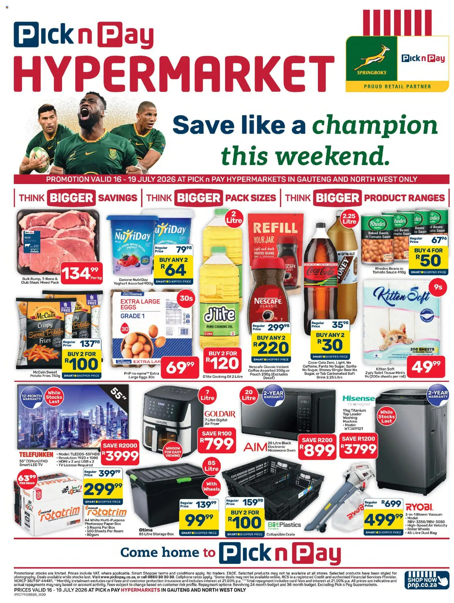 Preview of Pick n Pay flyer valid from 16/07/2026