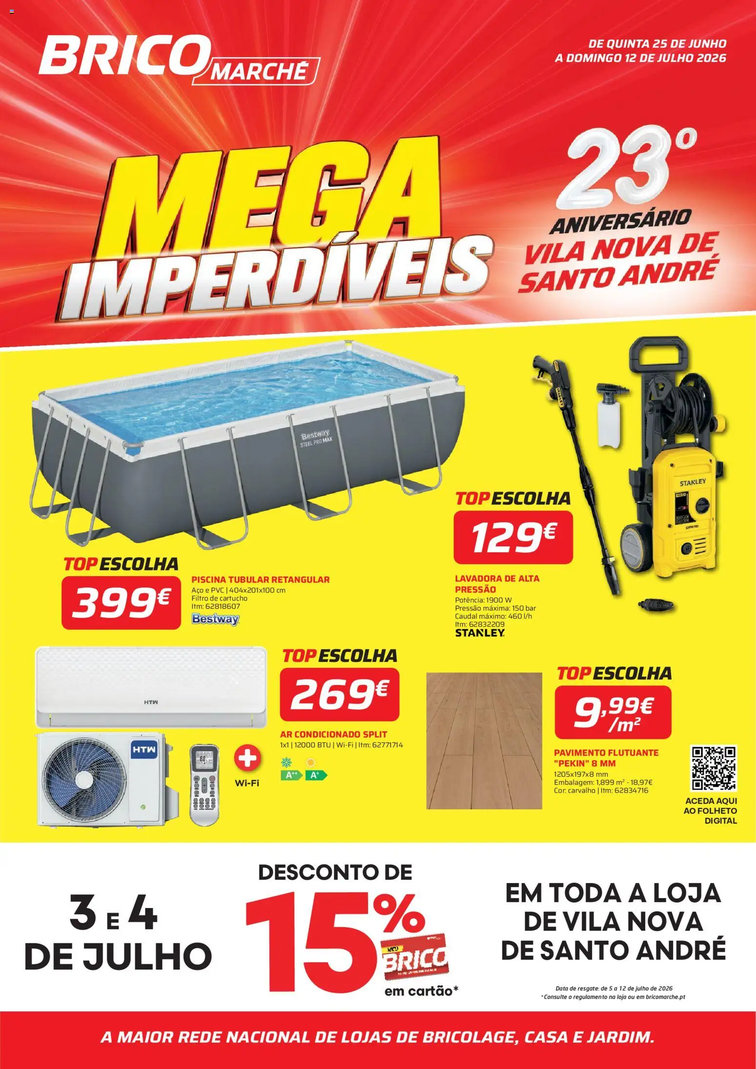 Pré-visualização do folheto da loja BricoMarché válida a partir de 25/06/2026