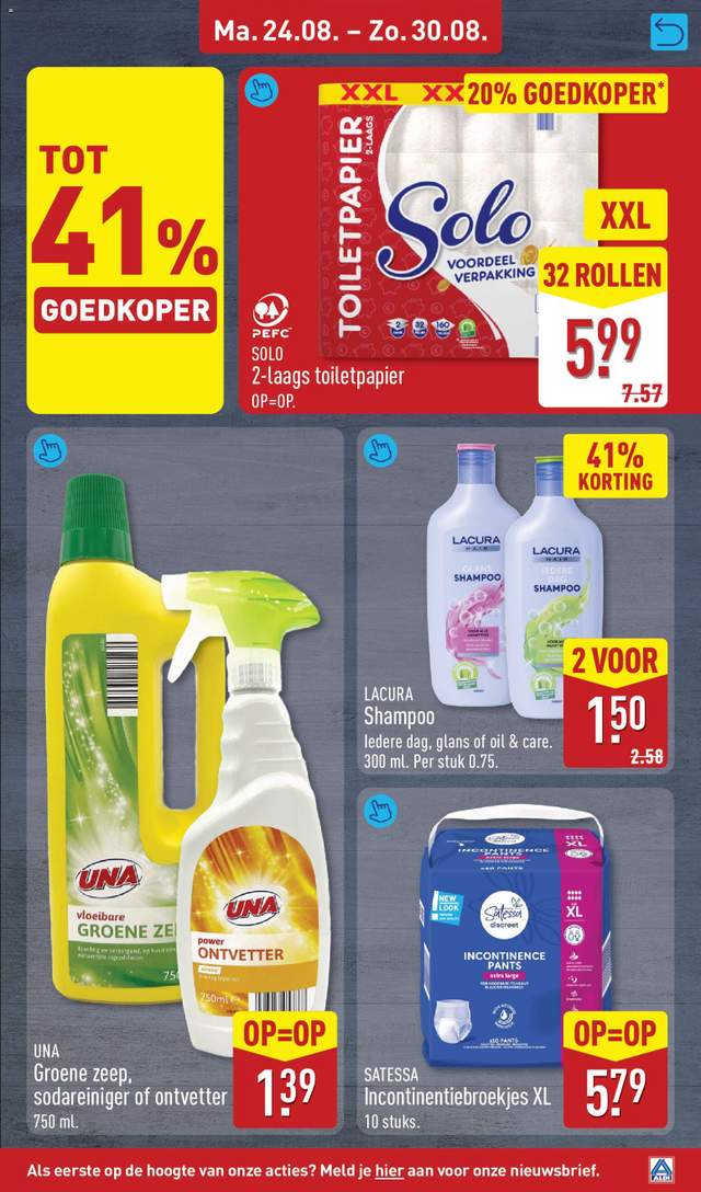 Nieuwe Aldi folder vanaf 24-08