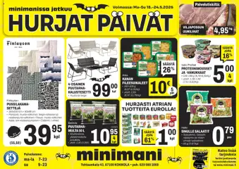 Kaupan Minimani Minimani tarjoukset - Kokkola esikatselu, voimassa 18/05/2026