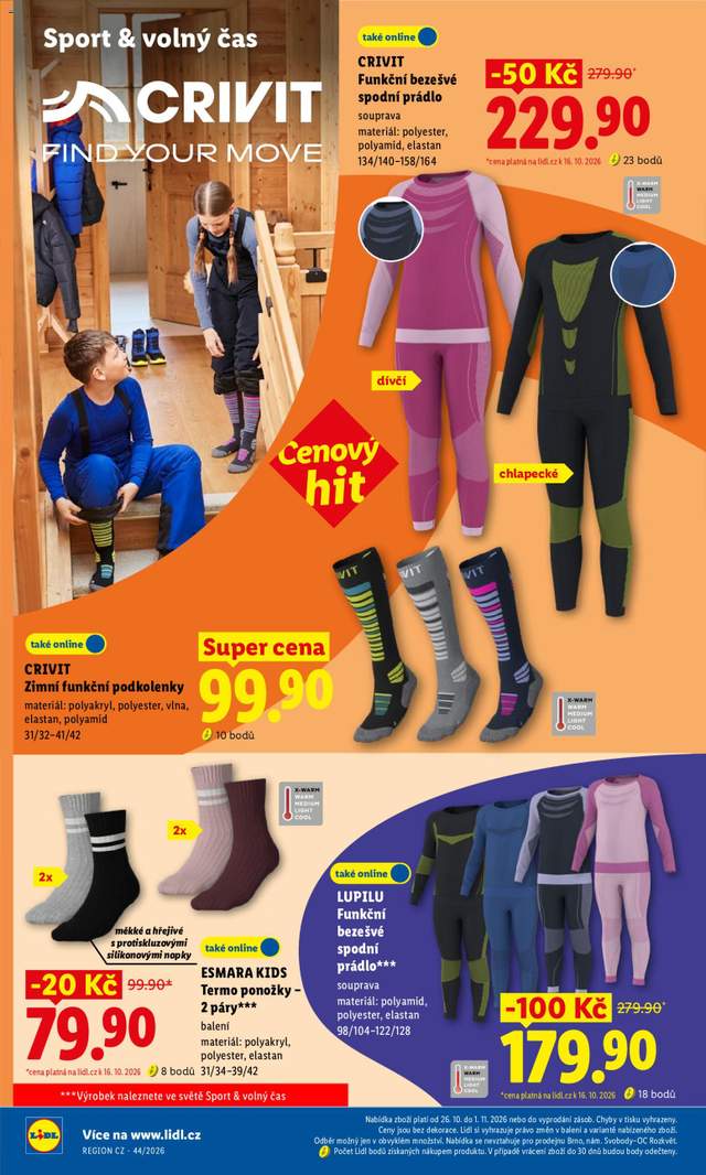 Nový Lidl leták od 26.10.