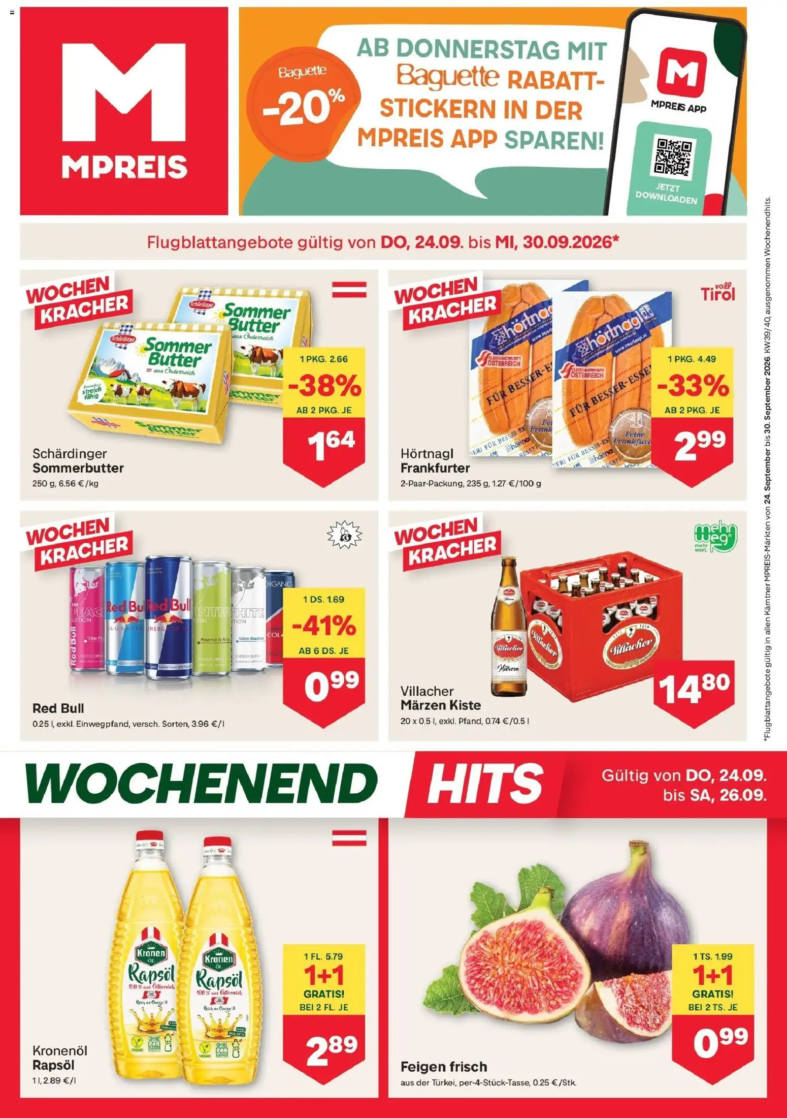 Vorschau der Angebote: MPREIS MPREIS Velden gültig ab 24.09.2026
