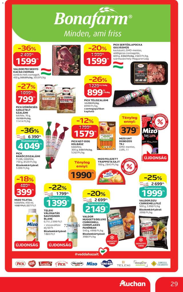 Új Auchan akciós újság 10.01.