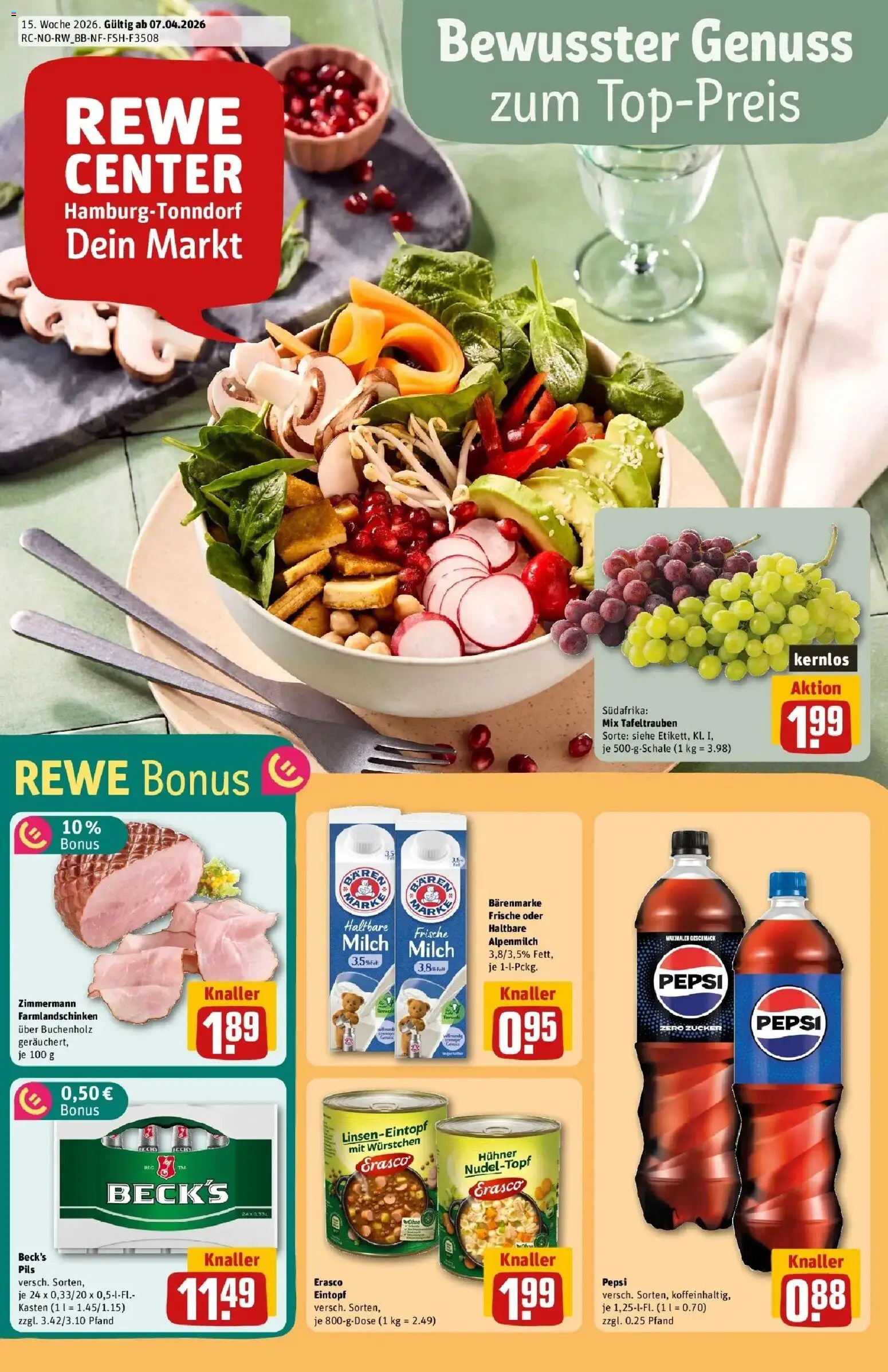 Vorschau von dem Prospekt des Geschäftes Rewe, gültig ab dem 05.04.2026