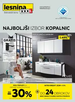 Predogled kataloga iz trgovine XXXL Lesnina veljaven od 31.08.2026