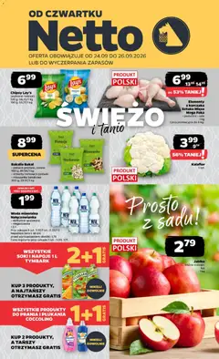 Pogląd gazetki "Netto gazetka od czwartku" ze sklepu Netto ważnej od 24.09.2026