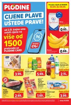 Pregled letka Plodine Katalog trgovine Plodine vrijedi od 02.09.2026