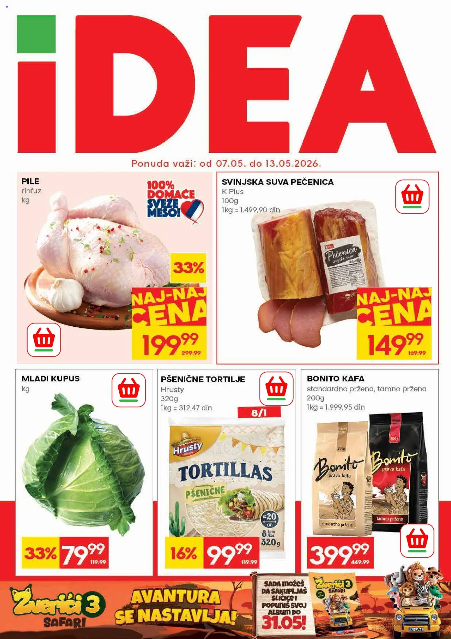 Pregled Idea kataloga - važi od 07.05.2026