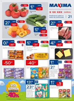 Skatīt Maxima akciju bukletu, derīgs no 19.05.2026.