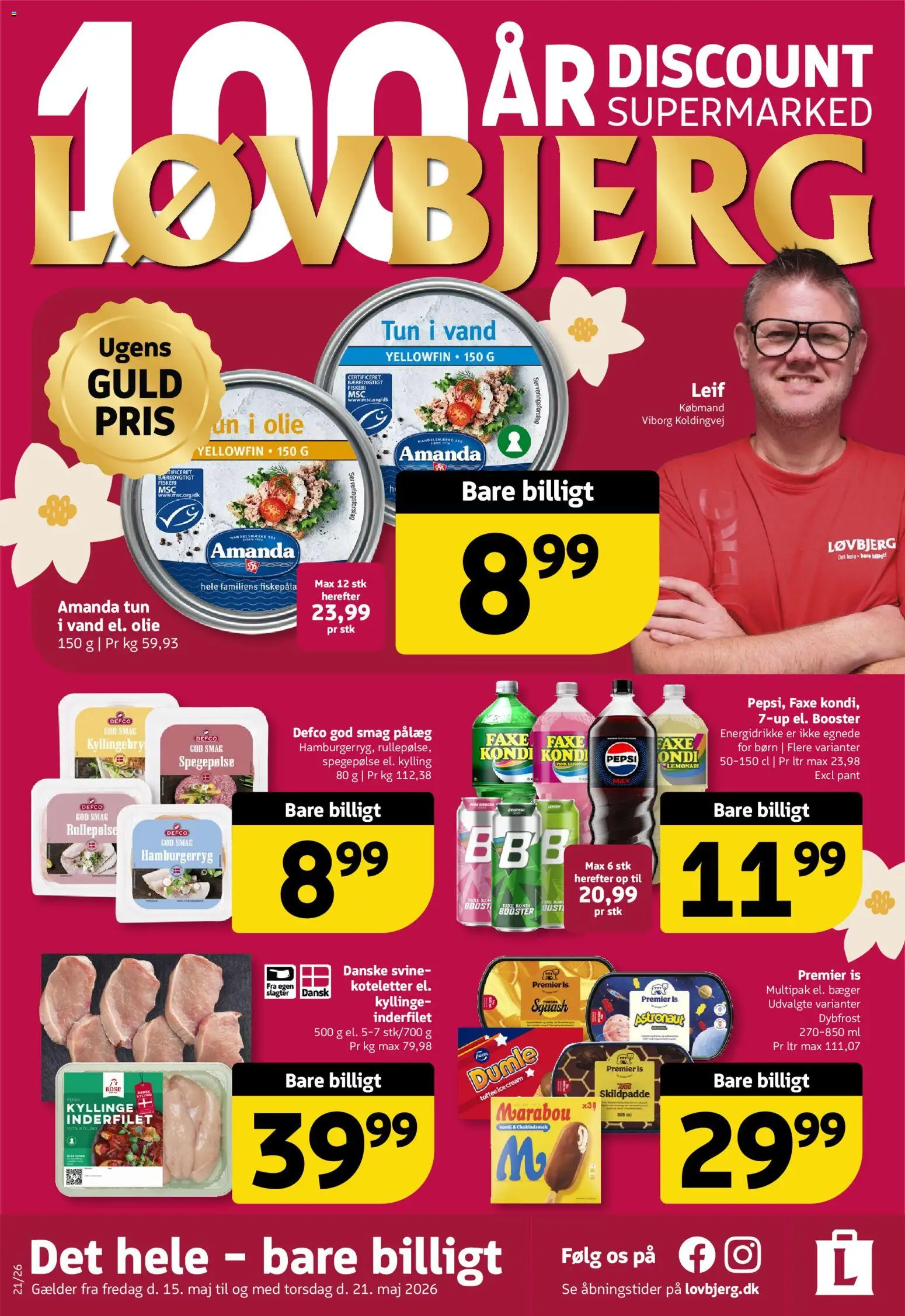 Eksempel på tilbudsavis Løvbjerg - Tilbudsavis uge 21 fra butik Løvbjerg gyldig fra 15/05/2026