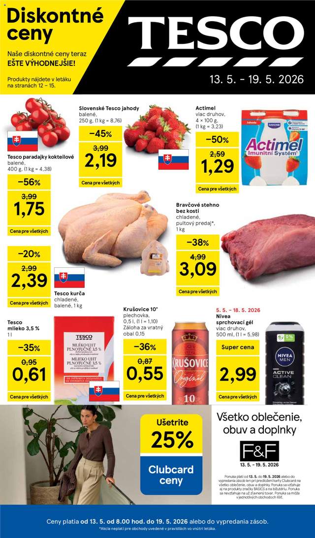 Nový Tesco leták od 13.05.