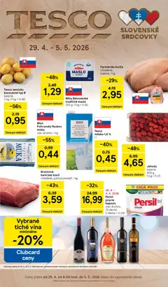 Náhľad Tesco letáku platného od 29.04.2026