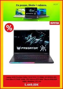 Pregled letka Chipoteka Katalog trgovine Chipoteka vrijedi od 07.07.2026