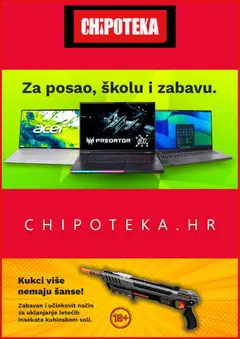 Pregled letka Chipoteka Katalog trgovine Chipoteka vrijedi od 07.07.2026