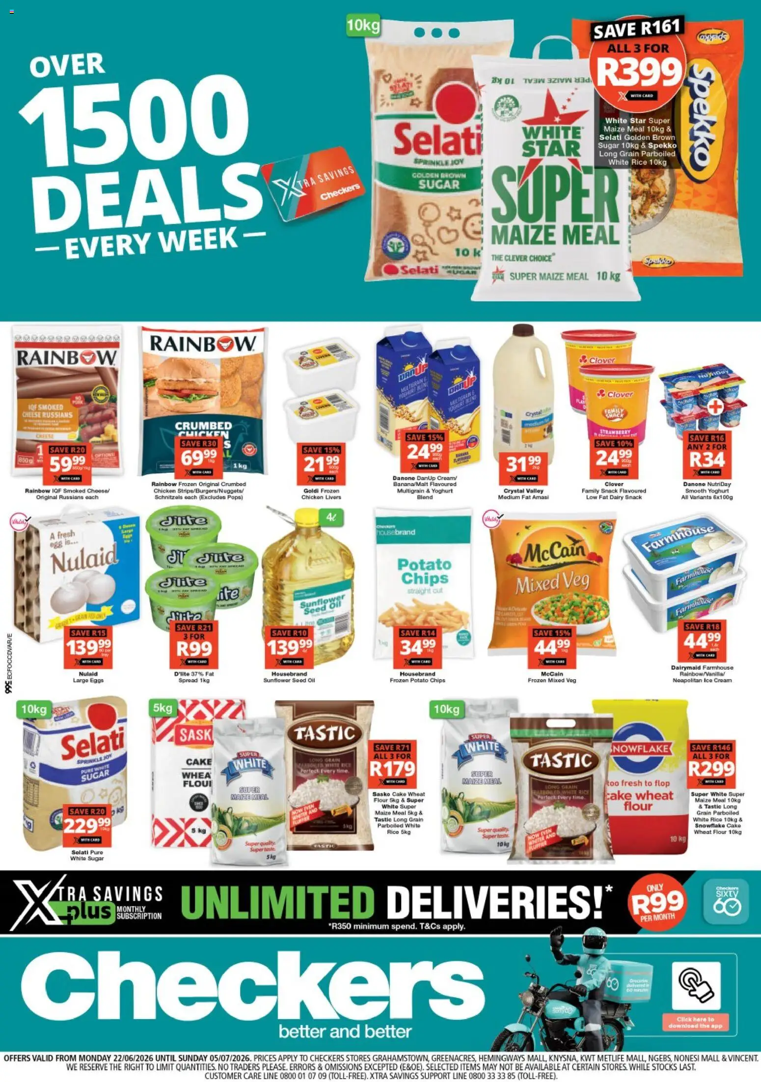Checkers Eastern Cape - Xtra Savings Deals 22/06 - 05/07/2026