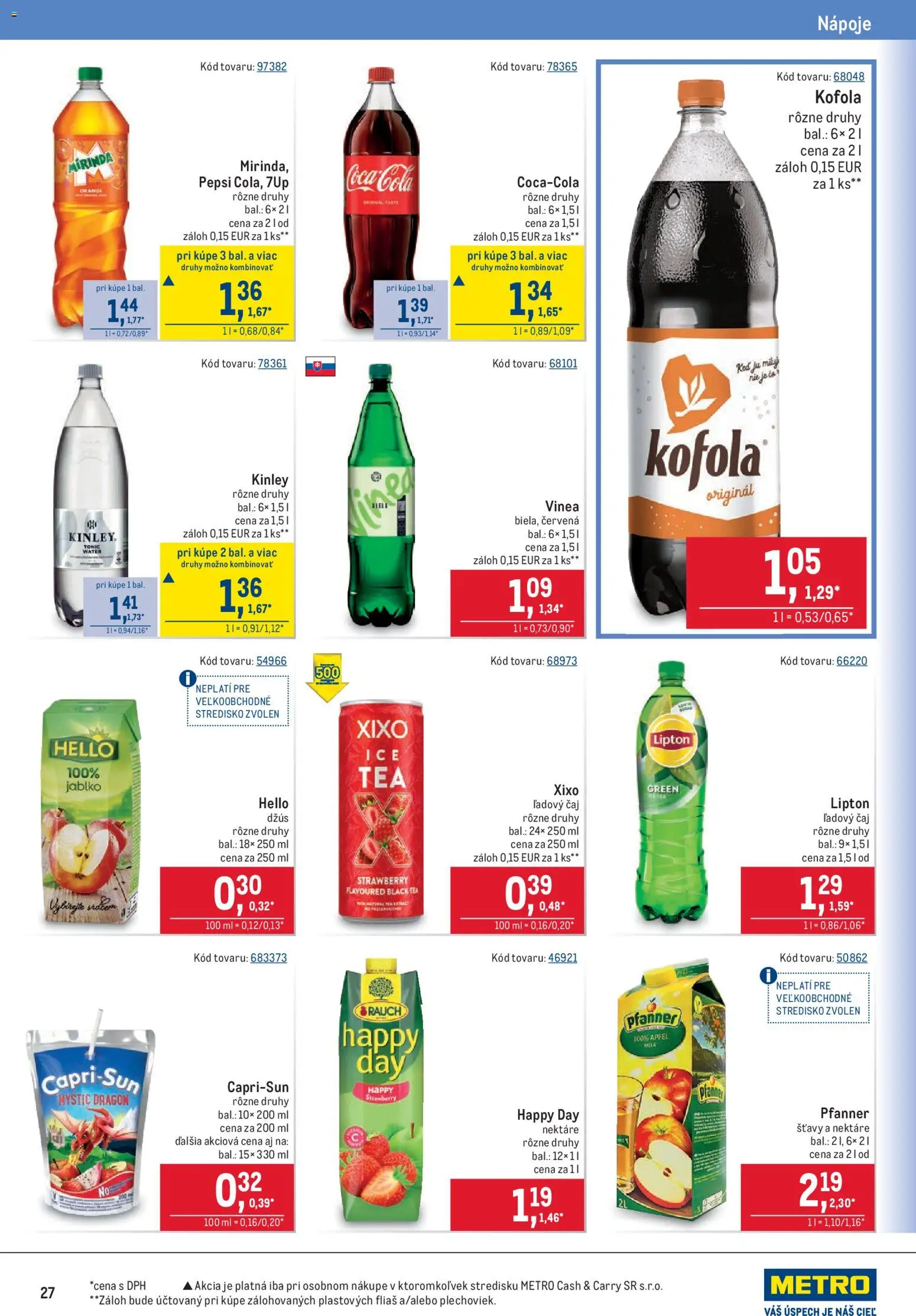 Náhľad Metro letáku platného od 23.09.2026