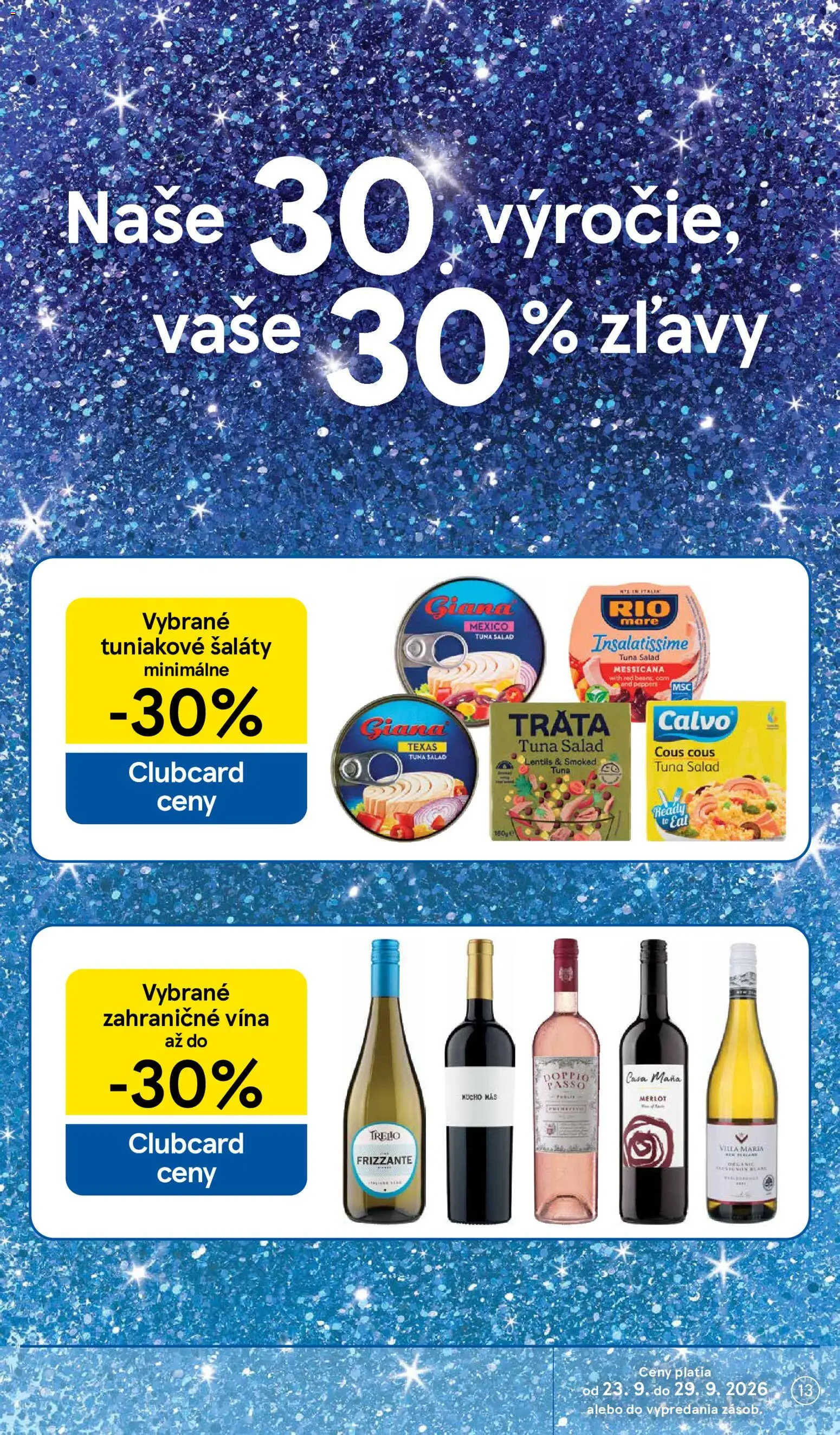Náhľad Tesco letáku platného od 23.09.2026