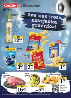 Pregled letka Mercator katalog trgovine Mercator vrijedi od 14.07.2026