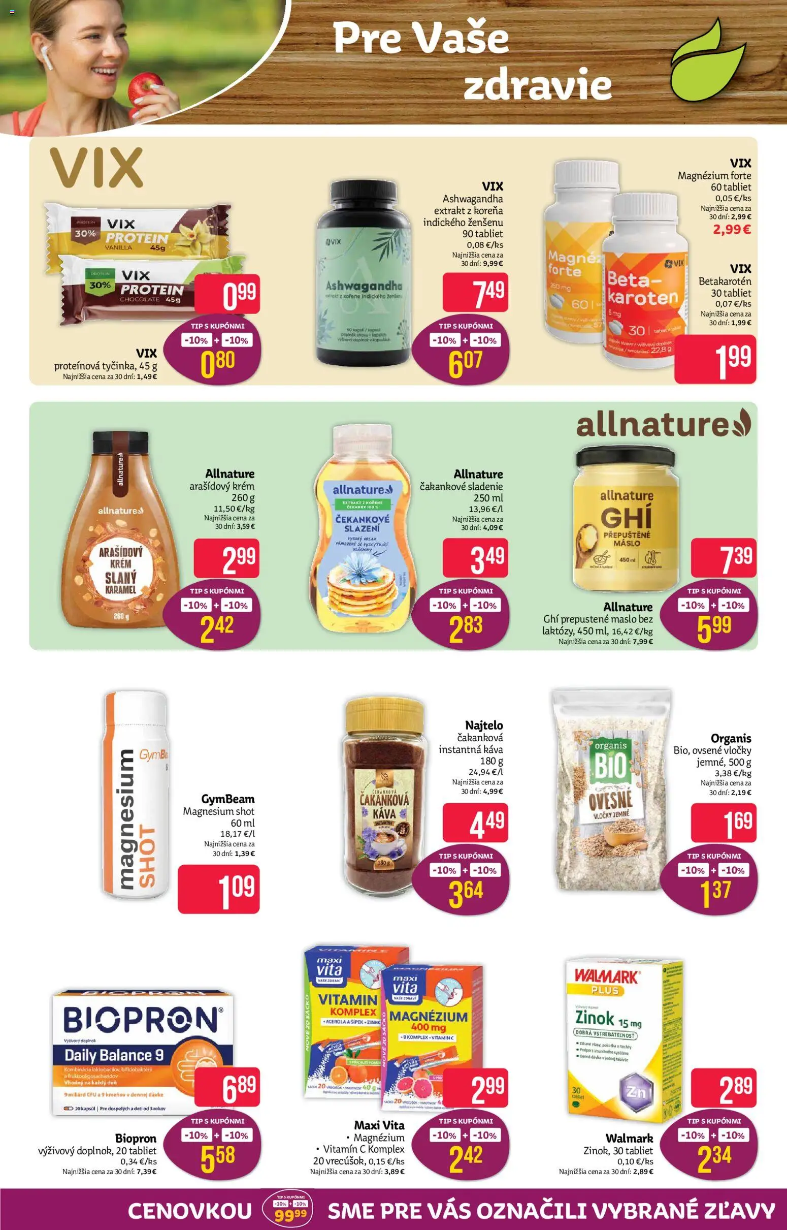 Náhľad Teta drogerie letáku platného od 12.10.2026 - Maslo, Ashwagandha, Káva, Tablet, Ovsené vločky, Vločky, Instantná káva, Ghi