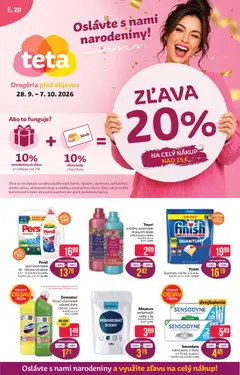 Náhľad Teta drogerie letáku platného od 28.09.2026