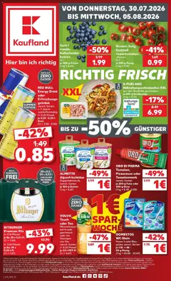 Vorschau von dem Prospekt des Geschäftes Kaufland, gültig ab dem 30.07.2026