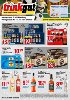Vorschau von dem Prospekt des Geschäftes Trinkgut, gültig ab dem 14.06.2026